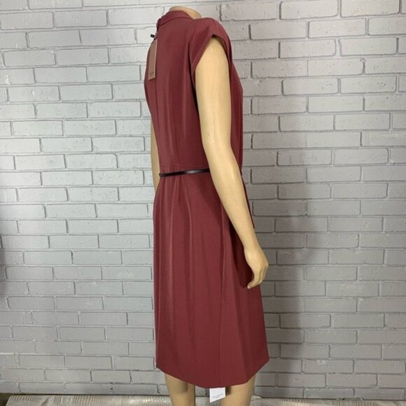 M.M. LaFleur The Elecia Brick Red Dress - Size 14 - Picture 12 of 15